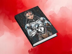 Maquette de couverture de livre créée par un outil d'IA génératif (source d'image : Canva AI Image Generator, 2025)