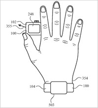 Apple Montre avec caméra. (Image source : USPTO)