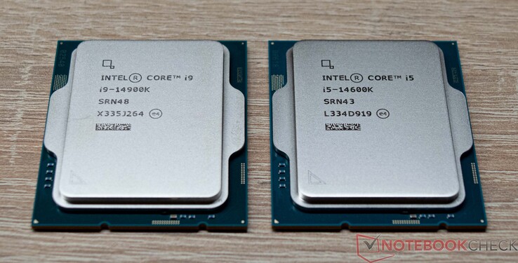 Intel Core i9-14900K et Intel Core i5-14600K