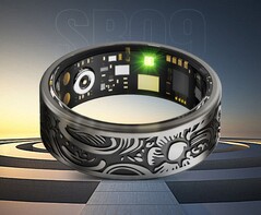 La nouvelle bague intelligente SR09 de Rigbid se distingue par son design inhabituel. (Source de l'image : Rogbid)