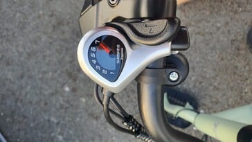 Shimano 7 Speed shifter - Touroll B2 e-bike test