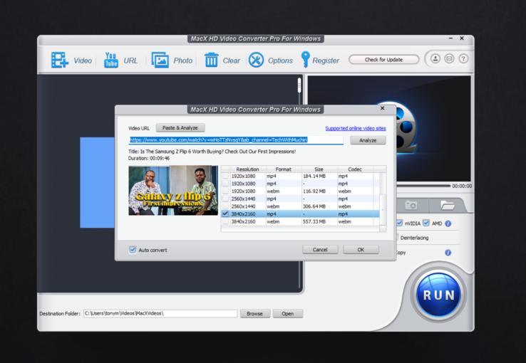Convertisseur vidéo WinX/MacX téléchargeant une de mes vidéos (Image Source : Antony Muchiri)