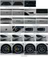 Diverses images des Xiaomi SU7, SU7 Max et SU7 Pro. (Source de l'image : Weibo)