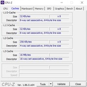 PC de jeu Notebookcheck - CPU-Z.