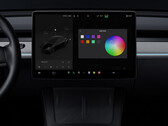 Modèle Y : éclairage d'ambiance à 256 couleurs (Source : Tesla)