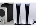 Les consoles Xbox et PS5 de nouvelle génération sont équipées de composants AMD personnalisés. (Source de l'image : Microsoft/Sony - édité)