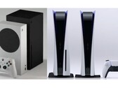 Les consoles Xbox et PS5 de nouvelle génération sont équipées de composants AMD personnalisés. (Source de l'image : Microsoft/Sony - édité)