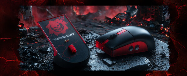 La souris 8BitDo Retro R8 est également dotée de commutateurs Huano.