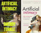 Deux premières de couverture différentes du livre Artificial Intimacy