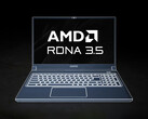 Le RDNA 3.5 pourrait être utilisé jusqu'en 2029. En photo : Un rendu montrant un ordinateur portable de jeu AMD. (Source de l'image : AMD - édité)