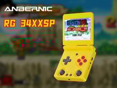 La RG34XX SP est la deuxième console portable de jeu d&#039;Anebrnic de l&#039;année après la RG557. (Source de l&#039;image : Anbernic)