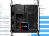 On a prédit que le Apple M1X offrirait des performances plus rapides qu'un Mac Pro à 16 cœurs (fin 2019). (Image source : Apple/Geekbench - édité)