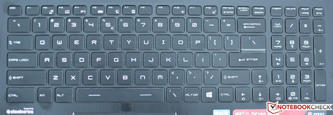 Le clavier SteelSeries du MSI GT63 Titan est toujours excellent...