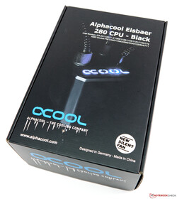 En test : l'Alphacool Eisbaer 280. Modèle de test aimablement fourni par Alphacool.