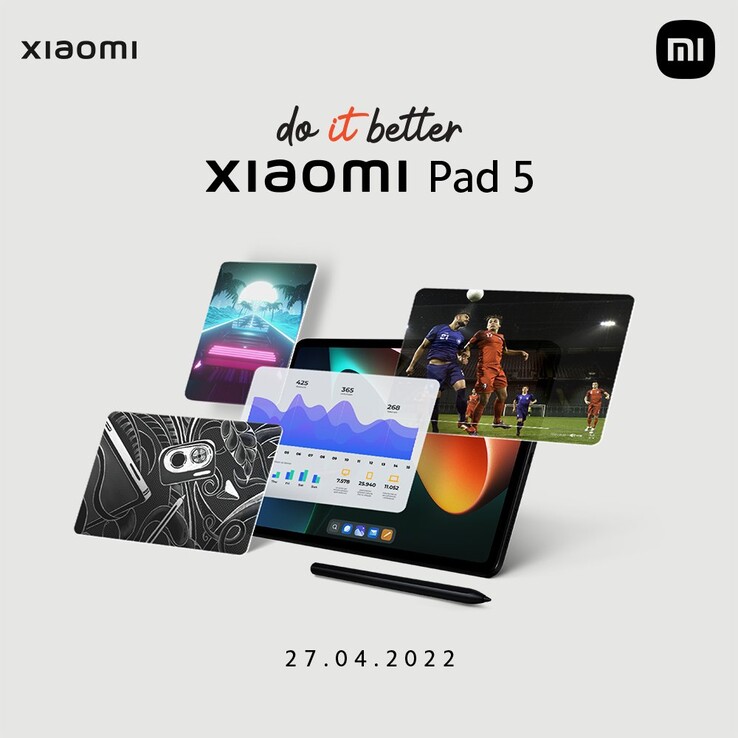 Xiaomi annonce le lancement prochain du Pad 5. (Source : Xiaomi Inde via Twitter)
