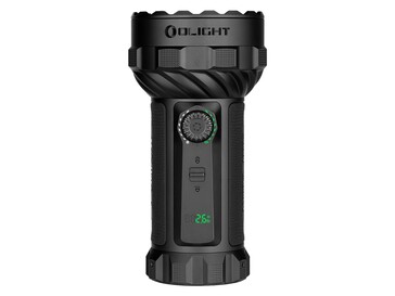L'Olight Marauder 3 dispose d'un indicateur d'état de la batterie indiquant l'autonomie restante.