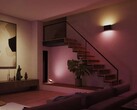 Le Philips Hue Dymera est doté de sources lumineuses LED contrôlables indépendamment en haut et en bas (source : Philips Hue)