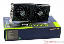 KFA2 GeForce RTX 4060 1-Click OC 2X test. Unité de test fournie par HMC Bremen.