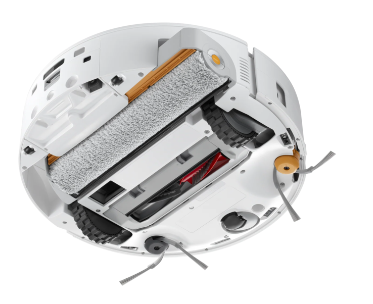 Le robot aspirateur et balai Roborock Qrevo Curv 2 Flow (Source de l'image : Roborock)