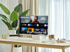La série Monitor M8 sera lancée le mois prochain. (Source de l&#039;image : Samsung)