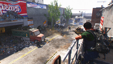 Une image montrant le gameplay de Tom Clancy's The Division 2 (Source de l'image : Steam)