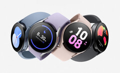 La Galaxy Watch5 est l&#039;une des quatre smartwatches éligibles à l&#039;intégration améliorée de SmartThings. (Image source : Samsung)