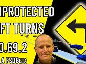 Lancement de la version bêta de la FSD pour tous ceux qui ont obtenu un score de sécurité de 80+ (image : Chuck Cook/YouTube)