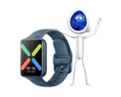 La "OPPO Watch 2" avec une mascotte d'Ambiq. (Source : Ambiq)