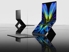 Le dernier Zenbook Duo dispose toujours d'un support intégré pour un mode double écran élaboré. (Source de l'image : Asus)