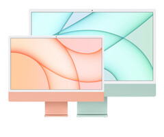 Apple pourrait commercialiser un iMac Silicon Apple beaucoup plus grand en 2025. (Image via Apple avec modifications)