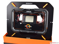 En test : l'AMD Ryzen Threadripper 2950X. Processeur de test aimablement fourni par AMD.