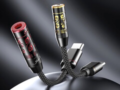 Le convertisseur DAC pour casque Jade Audio Jiezi est disponible en version asymétrique de 3,5 mm et en version symétrique de 4,4 mm. (Source de l'image : Jade Audio)