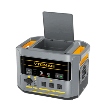 La centrale électrique portable FlashSpeed 2400 de Vtoman est dotée d'un toit plat
