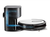 L'aspirateur robot Medion S40 est livré avec une station d'accueil autovidante. (Image source : Medion)