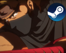 Ninja Gaiden : Ragebound ramène la série à ses origines en 2D. Sur la photo, une capture d'écran de la bande-annonce officielle du jeu avec le logo Steam en haut (Source de l'image : Steam - Edited)