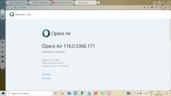 Vérification de la quantité de RAM nécessaire à Opera Air pour charger et afficher 4 onglets. Source de l'image : Notebookcheck