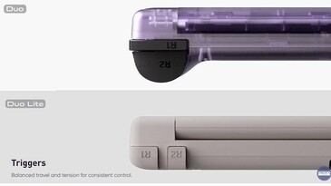 Le Retroid Pocket Duo sera équipé de boutons d'épaule superposés, tandis que le Pocket Duo Lite disposera de boutons alignés.