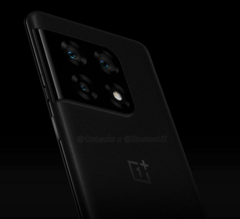 Le OnePlus 10 Pro s'inspire de la conception de l'appareil photo Galaxy S21 Ultra. (Image : @OnLeaks/Zouton)