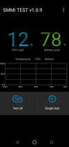 Asus ZenFone Max Pro (M2) - Appli de test SMMI.