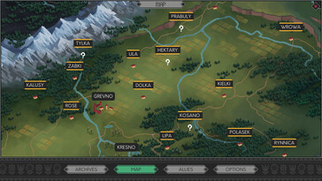 Une image montrant le royaume de Davern dans Yes, Your Grace.