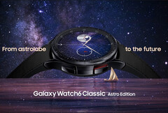 L'Astro Edition présente des cadrans exclusifs, mais aucun changement matériel par rapport à la Watch6 Classic ( Galaxy ). (Source de l'image : Samsung)