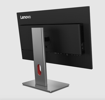 Vue arrière du moniteur OLED Lenovo P27UL.