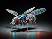 Le micro-drone chinois mesure environ 0,51 pouce de long. (Source de l'image : DallE3)