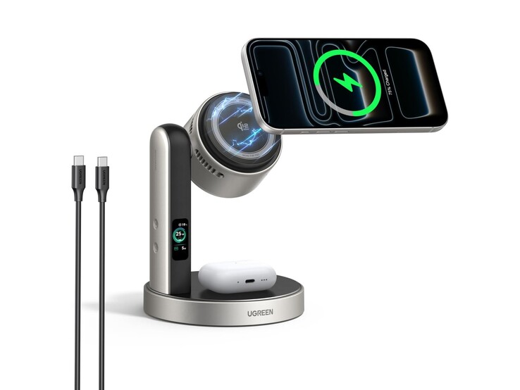Le nouveau chargeur 2-en-1 Ugreen 25 W avec ventilateur intégré
