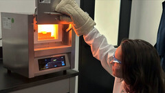 Cuisson de matériaux d&#039;électrode de batterie au sodium (image : Bedrock Materials)