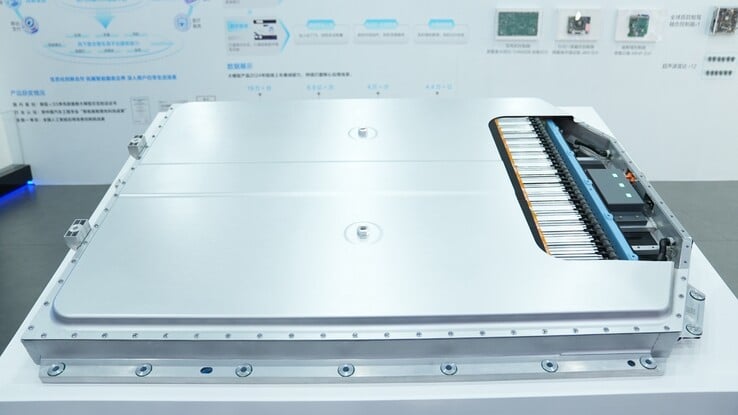 La batterie à semi-conducteurs WeLion, d'une densité énergétique de 824 Wh/kg. (Source de l'image : BASF)