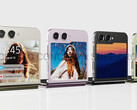 Une image conceptuelle du Galaxy Z Flip5 avec son couvercle plus grand selon les rumeurs. (Source de l'image : @technizoconcept &amp; @RoderSuper)