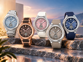 La Casio G-Shock Baby-G BGA-3000C-2A, la BGA-3000CG-5A, la BGA-3000-2A, la BGA-3000-5A et la BGA-3000-7A (de gauche à droite)