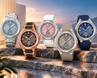 La Casio G-Shock Baby-G BGA-3000C-2A, la BGA-3000CG-5A, la BGA-3000-2A, la BGA-3000-5A et la BGA-3000-7A (de gauche à droite)