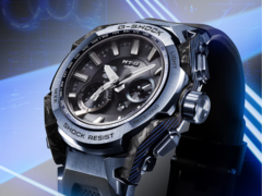 Sur la photo, la Casio MTG-B4000B-1A2, le modèle le plus cher des deux montres lancées aux États-Unis. (Source de l'image : Casio)